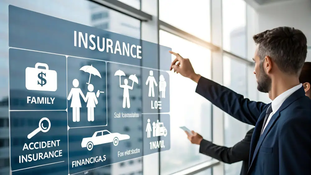 Insurance support image for policy renewals and claim notifications via SMS and WhatsApp